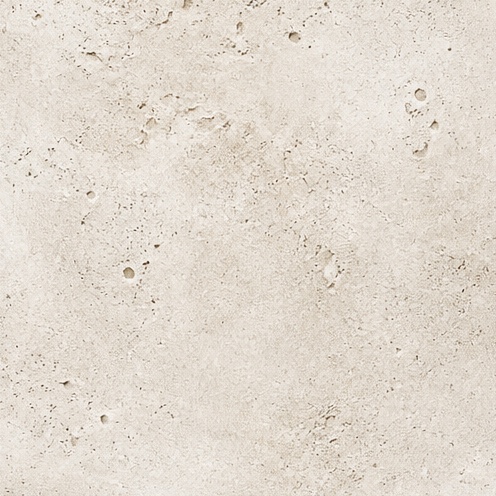 Travertine, open pitting.