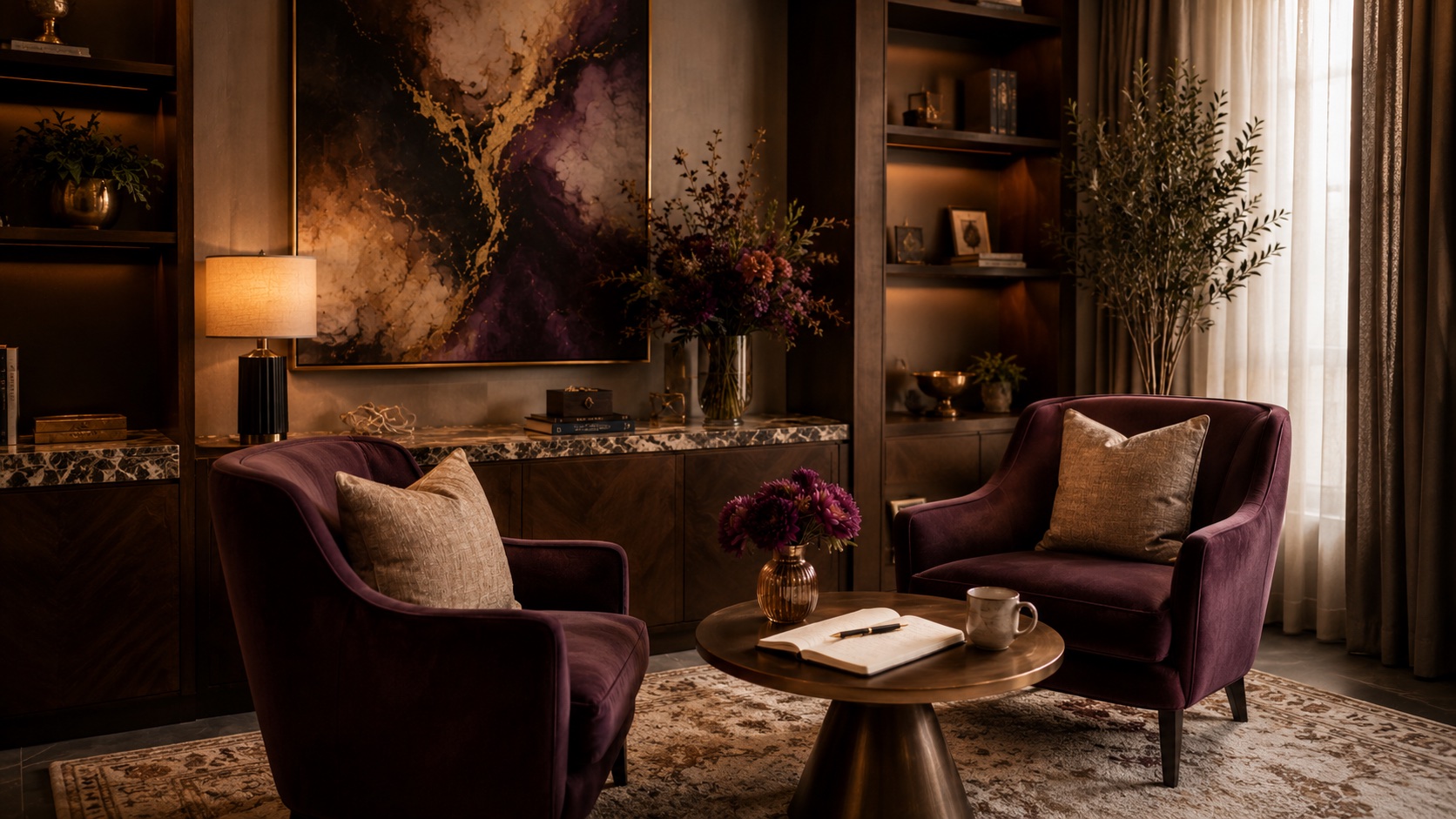 Office lounge.